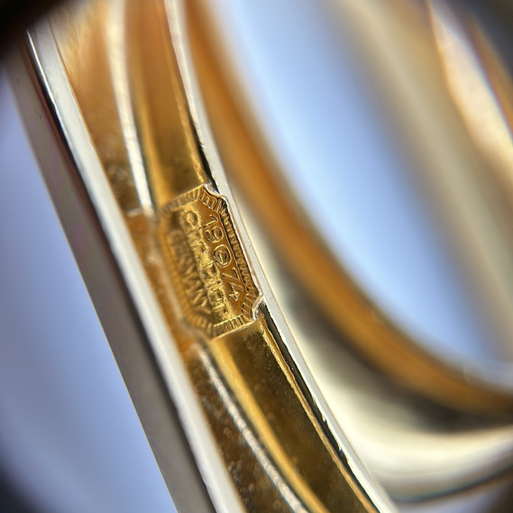 Rare 1974 Vintage Christian Dior Germany Silver Gold Tone Abstract

Pin Brooch - Picture 8 of 8